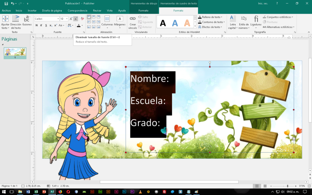 Crea tus propias etiquetas escolares para tus libros o cuadernos - Computación del Golfo