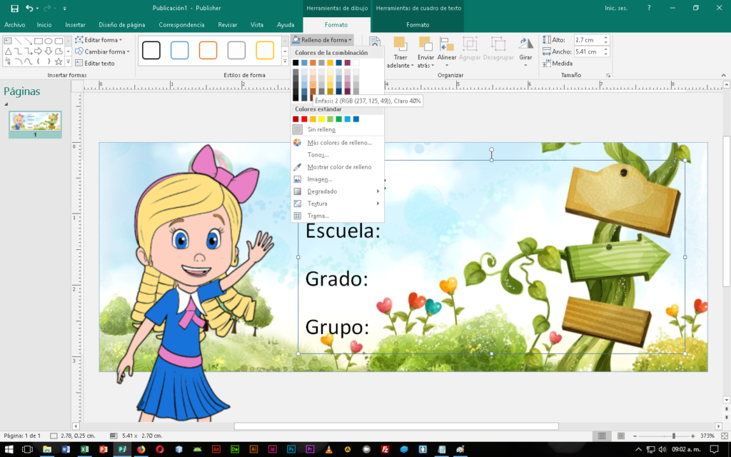 Crea tus propias etiquetas escolares para tus libros o cuadernos - Computación del Golfo