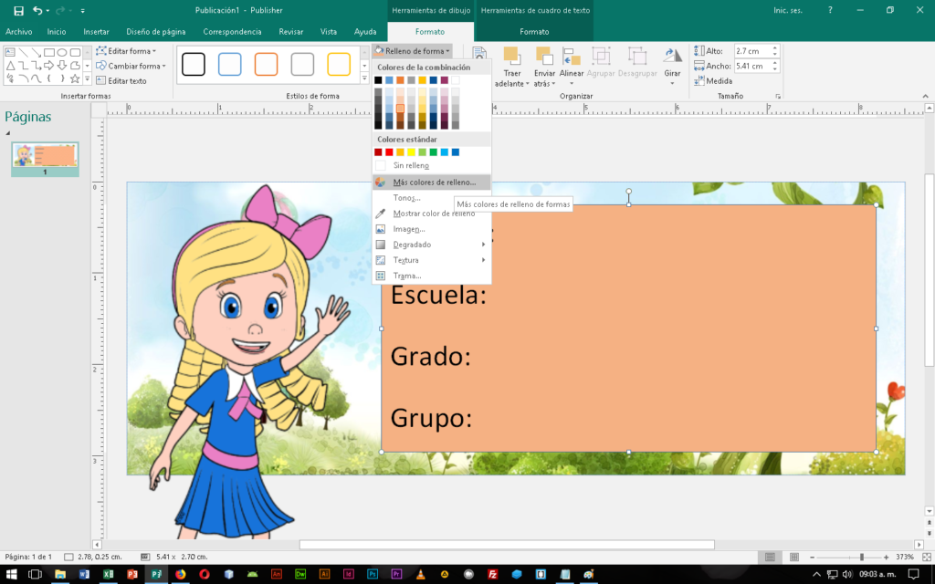 Crea tus propias etiquetas escolares para tus libros o cuadernos - Computación del Golfo