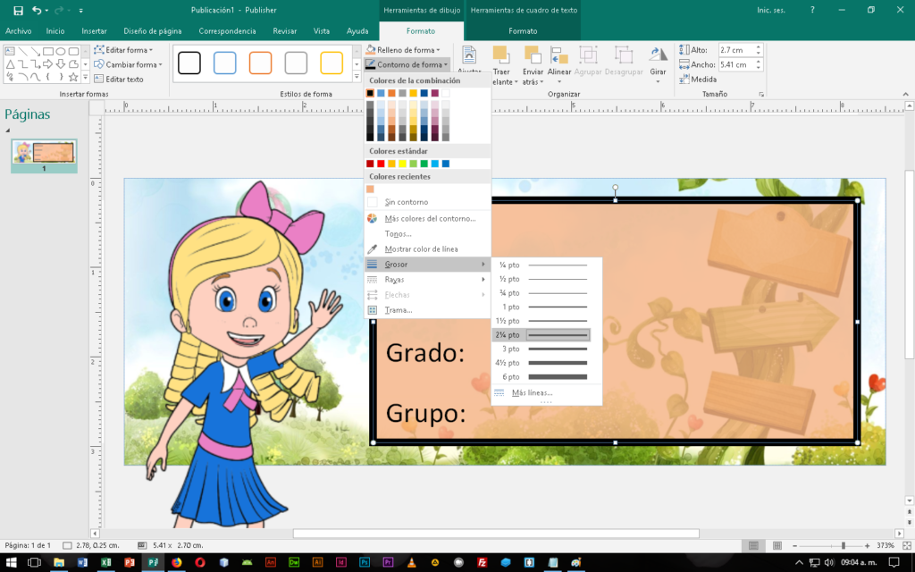 Crea tus propias etiquetas escolares para tus libros o cuadernos - Computación del Golfo