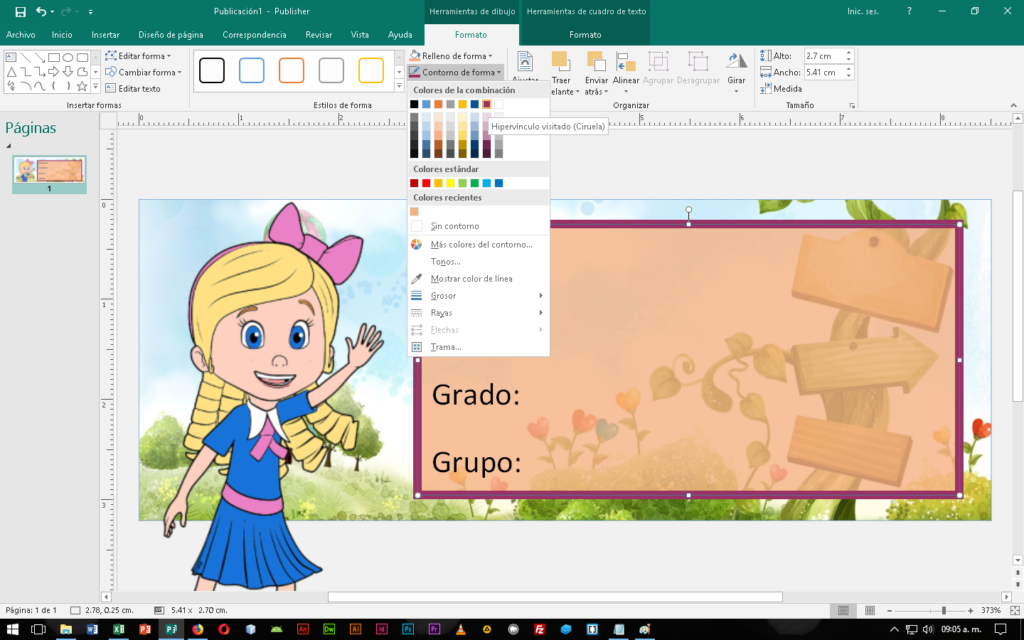 Crea tus propias etiquetas escolares para tus libros o cuadernos - Computación del Golfo